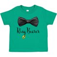thumbnail image 3 of Inktastic Ring Bearer Black Bow Tie and Gold Wedding Ring Boys Toddler T-Shirt, 3 of 5