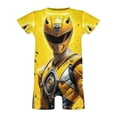thumbnail image 5 of Power Rangers Baby Romper Short Sleeve Bodysuits Soft Rompers Summer Clothes One-Piece Jumpsuits Outfits 3-6M, 5 of 8