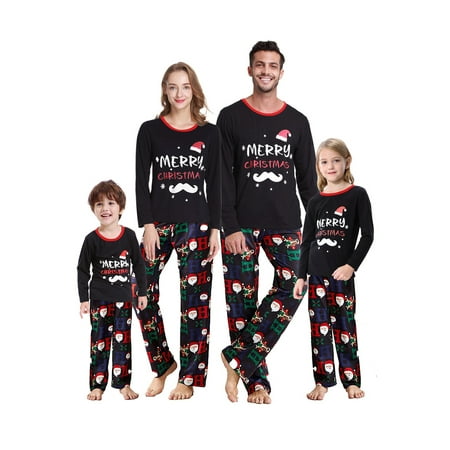 

Hirigin Family Christmas Pjs Matching Sets for Women Men Christmas Santa Claus Pajamas Sets Holiday Cotton Pjs Xmas Jammies