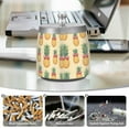 thumbnail image 6 of Yayeee Ashtray with Lid for Cigarette Smokeless Stainless Steel Home Ash Holder, Sunshine Pineapples, 6 of 7