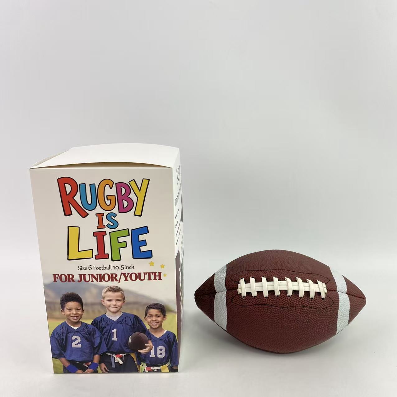 Aevyn American footballs,Footballs Inflatable with Pump for Youth, Junior, Adult, Regulation Size Football, American Football, Composite Leather Foot Ball