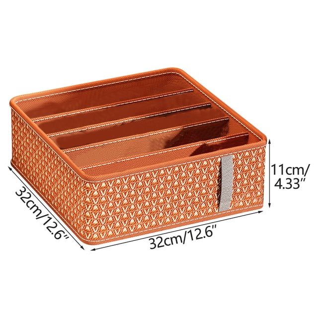 Pompotops Underwear Sock Storage Box, Drawer Type Multifunctional Organizing Box, Wardrobe Compartment Storage Box Clearance