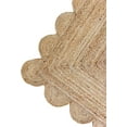 thumbnail image 4 of Weaving Village Scalloped Natural Jute Area Rug, 4 of 5