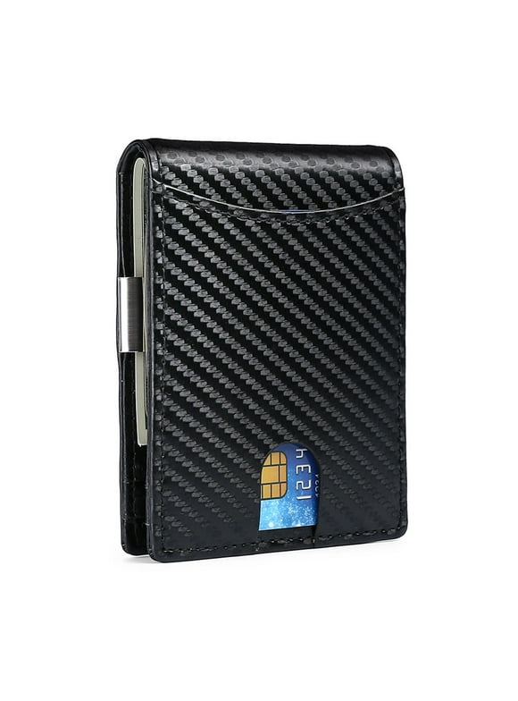 Mens Wallet Money Clip Inside