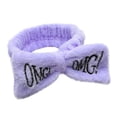 thumbnail image 1 of Diadema HUOGUO Fashion de terciopelo liso con nudo para mujer, 1 of 2