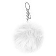 thumbnail image 1 of Luxe Faux Fur 676685047700 Pom Pom Balls - Off White, 1 of 4