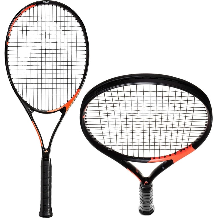 Penn TI Radical Elite Tennis Racket, Black & Orange, Oversized