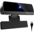 thumbnail image 2 of 1080P Webcam with Microphone, Full HD Video Calling Web Camera, HD Light Correction Streaming Webcam for Zoom/Skype/Teams, Plug and  PC Camera Web cam for Windows &, 2 of 7