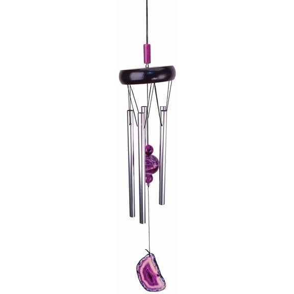SMALL PURPLE AGATE WIND CHIME