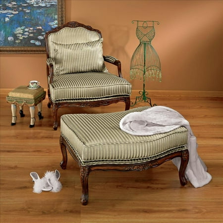 Rue Saint Honore Bergere Chair And Ottoman Rue Saint Honore Bergere Chair And Ottoman