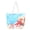 Type4, variant on Tote bag, women's beach bag, large-capacity portable canvas bags, burlap shoulder strap, digital printing pattern