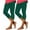 Green, variant on RRMuAzgs 2 Pack Capri Leggings with Lace Hem Summer High Waisted Cropped Pants Casual Solid Color Yoga Pants for Women