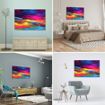 thumbnail image 3 of Cuadro Decorativo Abstracto Canvas Revolution Nubes Coloridas 90 x 60 cm, 3 of 5