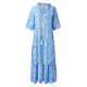 thumbnail image 3 of WILLBEST Vestidos de Verano para Mujer Nuevo Vestido de Mujer de Manga Media y Larga con Borlas Estampado Bohemio Ancho Cuello En V Largo Grande, 3 of 3