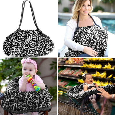 Baby Bella Maya 6-In-1 Breastfeeding Nursing Cover, Tote Bag, Play Mat, Infant Car Seat/High Chair Cover