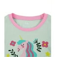 thumbnail image 6 of Bellafa Toddler Girls Pajamas Set Kids Long Sleeve PJs Cotton Jammies 3-9 Years Girl's Unicorn Sleepwear, 6 of 9