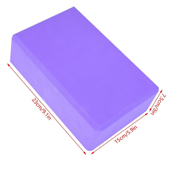 Bloque de Yoga, Seguro Resistente Al Deslizamiento 9.1x5.9x3in Brick de Yoga, Para Ejercio de Ejercio