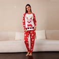thumbnail image 3 of GYRATEDREAM Christmas Pajamas for Family Matching PJ's Sets with Deer Long Sleeve Tee and Pants Loungewear, 3 of 5