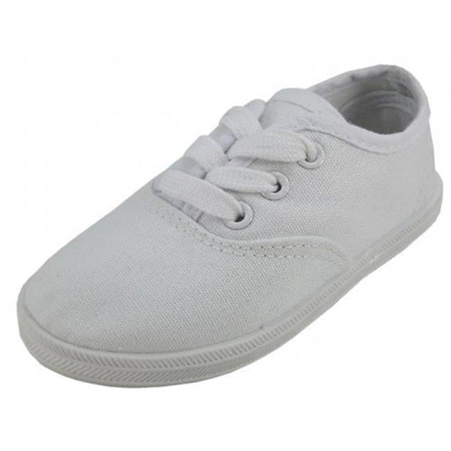 white canvas shoes size 5