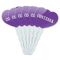 thumbnail image 1 of Contessa Heart Love Cupcake Picks Toppers - Set of 6, 1 of 1