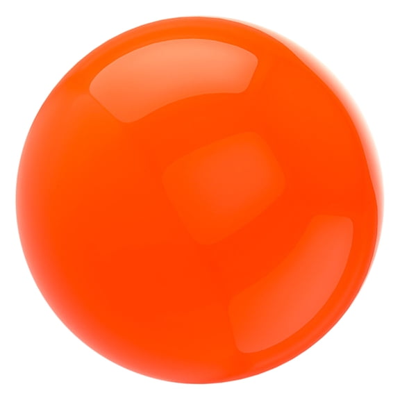 MEIBUTYUP Orange Stainless Steel Reflective Gazing Globe Decorative for Indoor and Outdoor Garden Home Hanging Decor