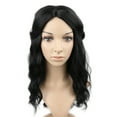 thumbnail image 3 of SUCS Medium Length Wave Body Black Natural Low Temperature Synthetic Wigs Hair For Bl, 3 of 5