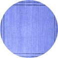 thumbnail image 1 of Ahgly Company Machine Washable Indoor Round Oriental Blue Industrial Area Rugs, 7' Round, 1 of 4
