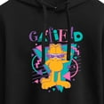 thumbnail image 3 of Garfield - 90s Logo - Juniors Cropped Pullover Hoodie, 3 of 5