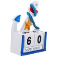 thumbnail image 3 of Wooden Perpetual Calendar for Reminding Multi Color Office Desk Home Supply 5.9 x 4.3 Inches, 3 of 8