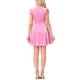 thumbnail image 3 of INSPIRE CHIC Vestidos de Estrella Brillante para Mujeres, Vestido de Terciopelo Sin Mangas Mini con Estilo Elegante para Fiestas y Ocasiones Especiales S Rosa, 3 of 6