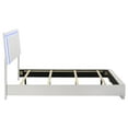 thumbnail image 6 of Felicity Wood Queen LED Panel Bed White High Gloss, 6 of 8