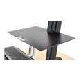 thumbnail image 1 of Ergotron WorkFit-S - Mounting component (work surface) - phenolic composite - black, 1 of 2