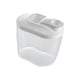 thumbnail image 5 of Contenedor de almacenamiento de alimentos, dispensador de cereales, fácil de limpiar, portátil, diseño transparente, organizador de despensa multiusos , Blanco Pequeño Macarena Contenedor de almacenamiento, 5 of 8