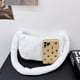 thumbnail image 1 of Bolsa De Axila Bolsa de hombro de Color sólido de piel de felpa para mujer de compras de tela cálida de invierno para mujer Sywqhk Para Estrenar, 1 of 9