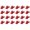 Red, variant on 24 Pack Bulk Sun Visors Ideal for Events Teams or Promotions (Mix)