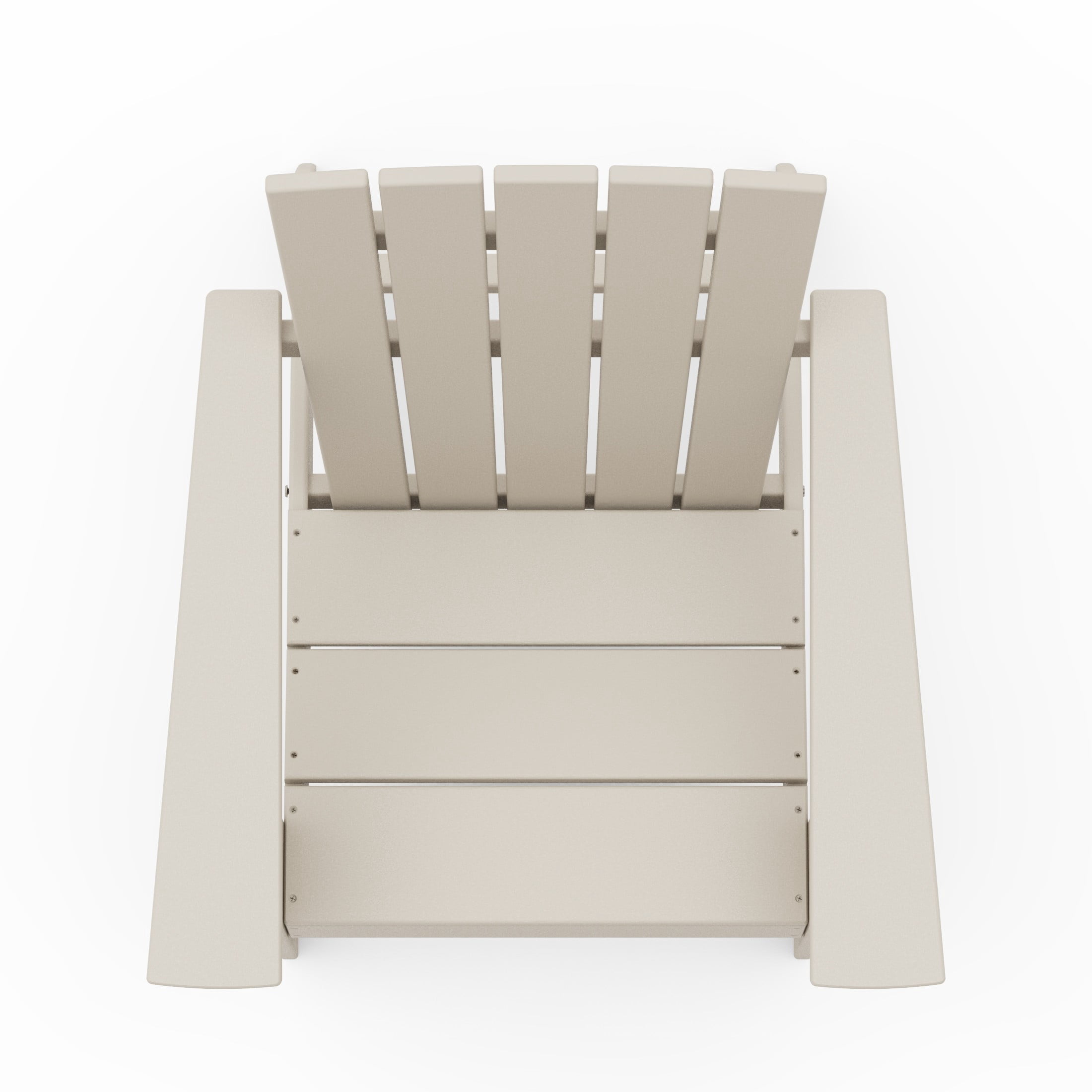 Better Homes & Gardens by POLYWOOD Southlake Outdoor Modern Adirondack Chair, All-Weather HDPE, Patio Seat, Sand