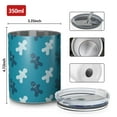 thumbnail image 4 of Christmas 12oz Stainless Steel Coffee Mug – Double-Wall Insulated Cup with Spill-Resistant Lid, 360° Full-Print Design, Keeps Drinks Hot & Cold for Home, Office, Travel, Thanksgiving, Xmas, 4 of 5
