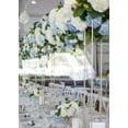 thumbnail image 5 of 10pcs Hydrangea Artificial Flowers Ivory White Fake Hydrangea Silk Flowers Heads with Stems Faux Flowers Centerpiece Table Decorations for DIY Wedding Baby Shower Party Shop Home (Ivory), 5 of 5