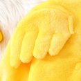 thumbnail image 6 of OJSFQUFP Baby Chicken Toddler Fuzzy Plush Hooded Zipper Jumpsuit with Infant Cosplay Romper for Halloween, 6 of 7