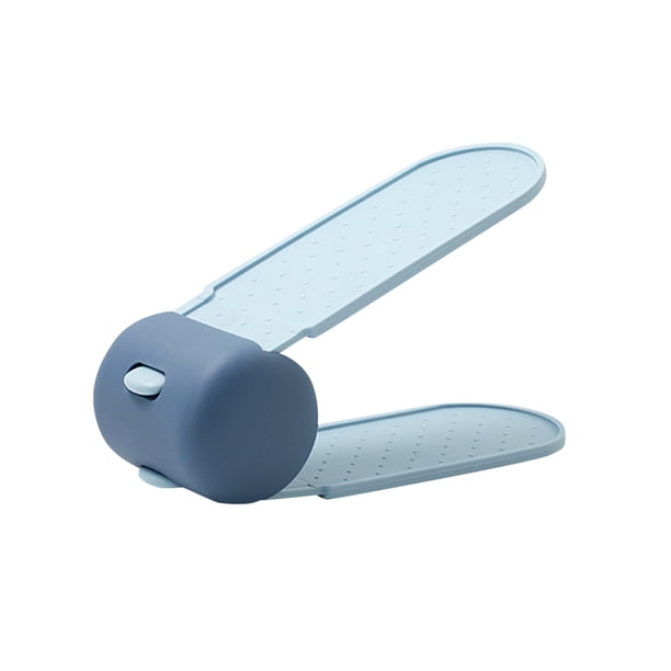 Estante para zapatos de doble capa, estante para zapatos, ahorro de espacio, antideslizante, ajustable, de plástico, para el hogar, organizador Almacenamiento y organización del hogar azul Billuyoard HA004786-01