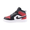 thumbnail image 4 of Jordan Sky Jordan 1 (PS) "Bred" Little Kids' Shoes Black-Anthracite-Red bq7197-016, 4 of 6