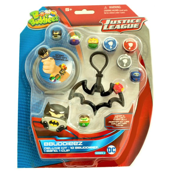 Kit coleccionable Bbuddieez DC Justice con 10 héroes