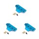 thumbnail image 5 of Bewildely 1/28 RC coches parachoques trasero modificación anticolisión repuestos parachoques reparación reemplazo para WLtoys K969 K979 K989 K999 azul Type1 NO1 Bewildely CBP206177, 5 of 6
