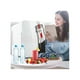 thumbnail image 1 of Escritorio pequeño refrigerador pequeño, refrigerador para automóvil ABS frío mini refrigerador personal mini refrigerador portátil artesanía excepcional, 1 of 12