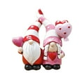 thumbnail image 2 of ToyKingdee Valentine's Day Figurines Resin Gnome Tabletop Decorations, Valentine Bow and Arrow Love Heart Sculpture Decoration Table Centerpiece, 2 of 7