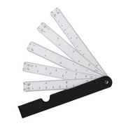 Milue Fan Shaped Architects Scale Ruler For Graphics Design Multi Ratio Measure Scale