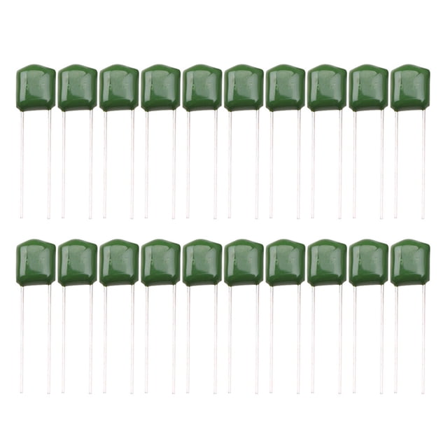 EeaseCA 20 Pcs Condensateurs de Guitare Électrique de Remplacement 0.047UF 100V Pièce d'Instrument (Vert)