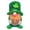 B, variant on St. Patrick’s Day Gnome Decorative Figurines, Shamrock Leprechaun Gnome Dolls, Farmhouse Holiday Home Decor Accents