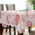 thumbnail image 4 of 54x72 Inch Tablecloth Polyester Square Tablecloth for Home Kitchen Dinner Decor Basketballs and Baseballs, 4 of 9