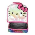 thumbnail image 4 of Sanrio Hello Kitty Kids Lunch Box 3-D Ears and Rainbow Sequins Insulated Bag 9", 4 of 7